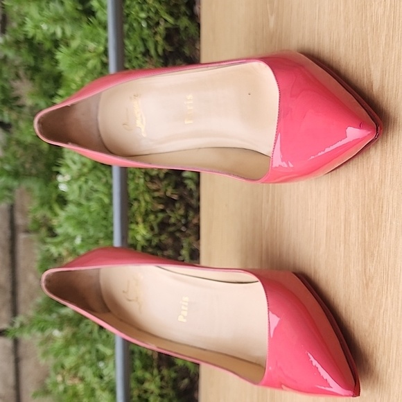 Christian Louboutin Kate Vibrant Pink Heels Size 40.5 - Picture 2 of 13